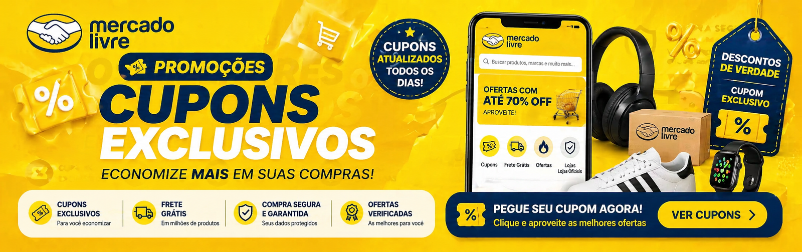 Cupons e ofertas Radar Ofertas Brasil